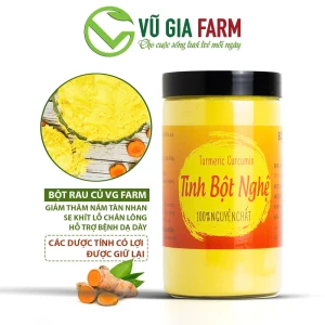 Tinh Bột Nghệ Nguyên Chất Bảo Lộc Vũ Gia (500gr/hũ)