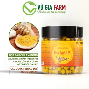 Viên Nghệ Đỏ Mật Ong Nguyên Chất Vũ Gia (250g/ hũ)