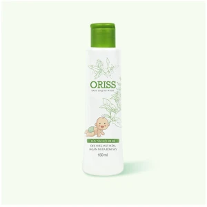 Sữa Tắm Gội Rôm Sẩy Em Bé Oriss Dịu Nhẹ Không Cay Mắt Chai 150ml