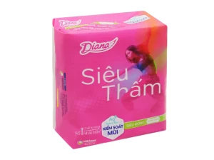 Băng vệ sinh Diana siêu thấm, siêu mỏng cánh (8 miếng)