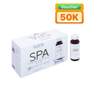 Nước Uống Nucos Spa 10.000 Hạn Chế Lão Hóa, Làm Đẹp Da (Hộp 10 Chai X 50ml)