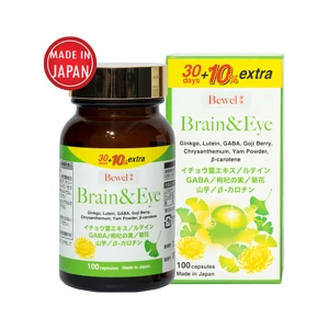 Thực phẩm bảo vệ sức khỏe Bewel Brain & Eye (100 viên)