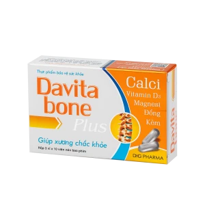 Thực phẩm bảo vệ sức khỏe Davita Bone Plus (30 viên)