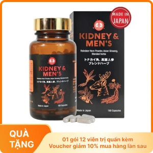 Thực phẩm bảo vệ sức khoẻ Kidney Men's tăng cường sinh lý nam giới - Hộp 180 viên