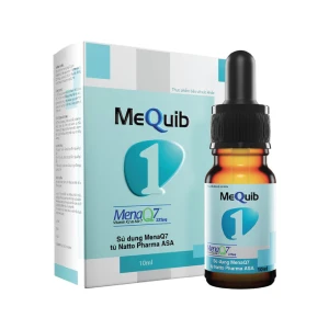 Thực phẩm bảo vệ sức khỏe MEQUIB 1 Bổ sung vitamin D3 và Vitamin K2 (10ml)