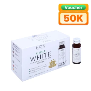 Thực phẩm bảo vệ sức khỏe Nucos Super White (10 chai x 50ml)