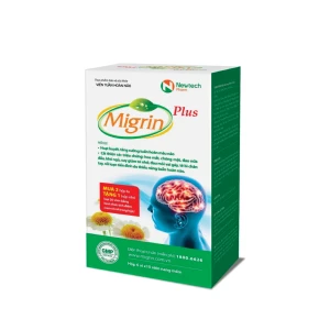 Thực phẩm bảo vệ sức khỏe Viên tuần hoàn não Migrin Plus (hộp 60 viên )