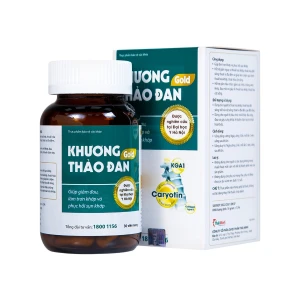 Thực phẩm bảo vệ sức khoẻ viên xương khớp Khương Thảo Đan Gold - Hộp 30 viên