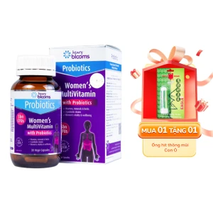 Thực phẩm bảo vệ sức khoẻ Women's Multivitamin With Probiotics Henry Blooms Hộp 30 viên