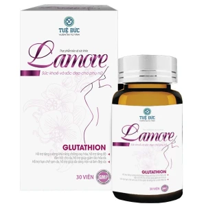 Viên uống Lamore hỗ trợ hạn chế sạm da, giúp da sáng mịn và làm đẹp da (Hộp 30 viên)