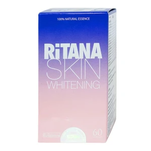 Viên uống Ritana Skin Whitening Ecogreen hỗ trợ da trắng hồng tự nhiên, giúp làm mờ sạn nám