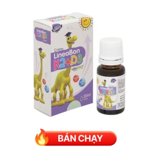 Vitamin tăng trưởng chiều cao Lineabon K2 D3 Chai 10Ml