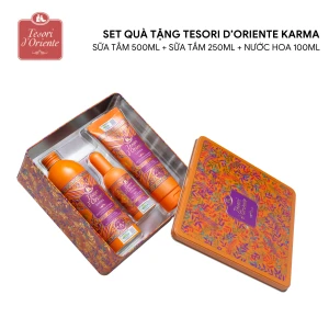 Bộ quà tặng Sữa tắm 500ml, Sữa tắm 250ml và Nước hoa 100ml Tesori d Oriente