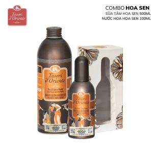COMBO Sữa tắm 500ml Nước hoa 100ml Tesori d Oriente chính hãng