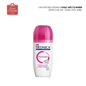 Lăn khử mùi Deonica PHỤC HỒI TỰ NHIÊN dành cho nữ 50ml