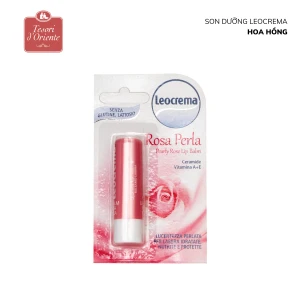 Son dưỡng môi Leocrema hoa hồng 5.5g