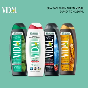 Sữa tắm thiên nhiên Vidal 250ml