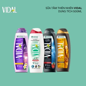 Sữa tắm thiên nhiên Vidal 500ml