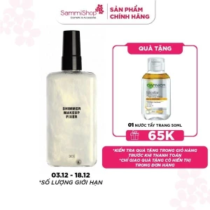 3CE Xịt khóa nền Shimmer Makeup Fixer 95ml