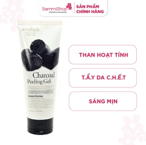 Arrahan Tẩy da chết Charcoal Peeling Gel