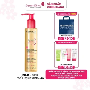 Bioderma Dầu tẩy trang Sensibio Micellar Cleansing Oil 150ml