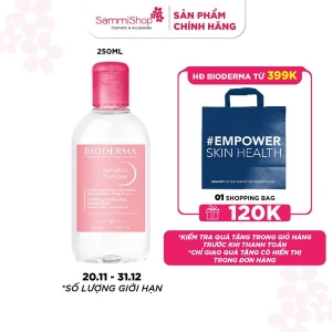 Bioderma Nước hoa hồng Sensibio Tonique 250ml