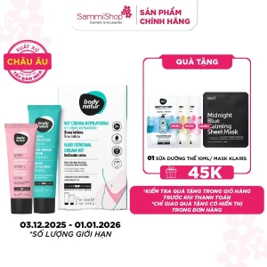Body Natur Bộ kem tẩy lông Hair Removal Cream Kit Intimate Area 50 30ml