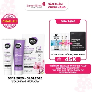 Body Natur Bộ sản phẩm làm nhạt màu lông Cream Hair Lightening Face and Body 2x50ml