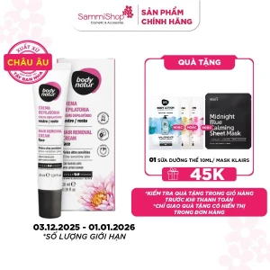 Body Natur Kem Tẩy Lông Hair Removal Cream Face Ultra-Sensitive Skin With Lotus Flower 20ml