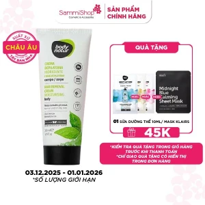 Body Natur Kem Tẩy Lông Hair Removal Cream Moisturising Body Normal And Or Dry Skin 200ml
