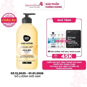 Body Natur Sữa dưỡng thể Body Lotion AHA & BHA 275ml