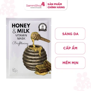 BOM Mặt nạ Honey & Milk Brightening Vitamin Mask 25g