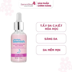 Bye bye Blemish Tinh Chất Skin Resurfacing Peel Serum AHA BHA 30ml