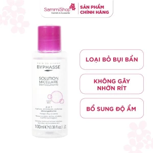 Byphasse Nước tẩy trang Solution Micellaire Démaquillante Peaux, Sensibles, Sèches, Irritables 100ml