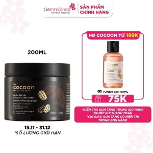 Cocoon Tẩy da chết cà phê Đak Lak 200ml