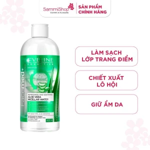 Eveline Nước tẩy trang Facemed Aloe Vera Micellar Water 400ml