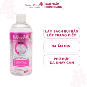 Eveline Nước tẩy trang Facemed Hyaluronic Micellar Water 400ml