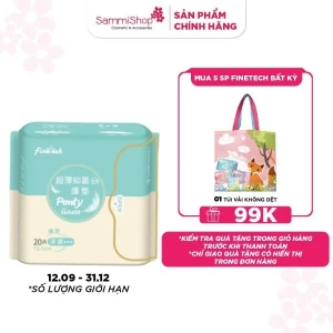 Finetech Băng vệ sinh hàng ngày 15.5cm 20 miếng