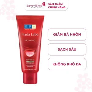 Hadalabo Kem rửa mặt Pro-Aging Retinol B3 Cleanser 80g