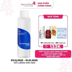 Isntree Nước Hoa Hồng Hyaluronic Acid Toner 200ml