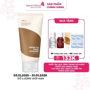 Isntree Sữa Rửa Mặt Green Tea Fresh Cleanser 120ml