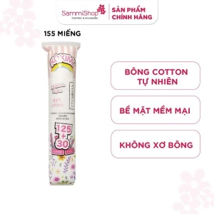 Kokimi Bông tẩy trang Nhật Bản miếng tròn