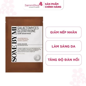 Some By Mi Mặt nạ giấy Galactomyces Glutathione Glow Serum Mask 22g