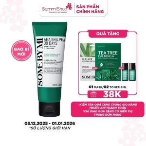 Some By Mi Sữa rửa mặt AHA-BHA-PHA 30 Days Miracle Acne Clear Foam 100ml