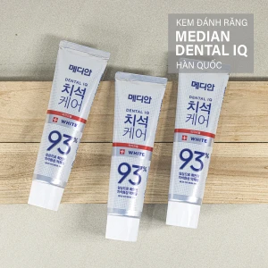 Kem Đánh Răng MEDIAN Dental IQ White Giúp Trắng Giảm Ố Vàng Răng Hàn Quốc