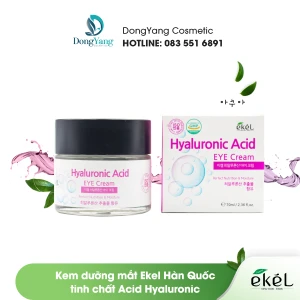 Kem dưỡng mắt giảm quầng thêm hyaluronic Ekel Hyaluronic Acid Eye Cream