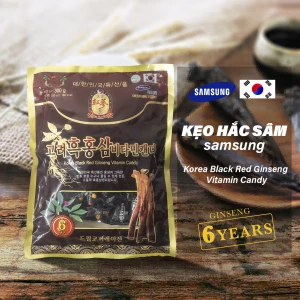 Kẹo hắc sâm Hàn Quốc gói 300g tăng cường sức khỏe thơm miệng