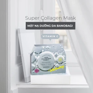 Mặt Nạ Super Collagen Mask Vitamin C BANOBAGI 30ml Chống Hóa Giúp Sáng Da Hàn Quốc