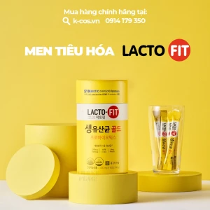 Men vi sinh số 1 Hàn Quốc Lacto-Fit Gold số 1 Hàn Quốc - Hộp 50 gói