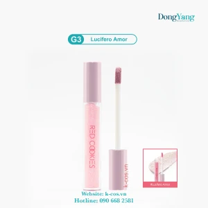 Nhũ Mắt Red Cookies Twinkle Glaze Pearl Glitter - G3 Màu Hồng Phai Ánh Bạc